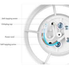 Duct Pressure Fan 4inch 5inch 6inch Bathroom Bathroom Ventilation Fan Kitchen Wall Air Cleaning Fan Exhaust Fan LFI-09S