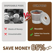 2 Pack Reusable K Cups for 1.0, Stainless Steel Reusable Coffee Pods for , Reusable Pods