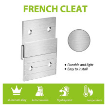 10Pair Cleat Hanger Heavy Duty Metal Hanger Photo Rack Art Frame Wall Hardware Z-Barfor Hook Mirror