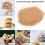 1500 Pcs Unbleached Parchment Paper Baking Sheets, 4X4 Inches Non-Stick Precut Baking Parchment, Perfect for Wrapping 5