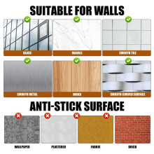 36 Pairs(72Pcs) Picture Hanging Strips, 3 Sizes Picture Hangers Heavy Duty Easy Hanging Adhesive for Frame and Wall Art
