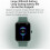 Bluetooth Smartwatch with Call and Text Notifications, 1.85' Fitness Tracker for Android and iPhone 5
