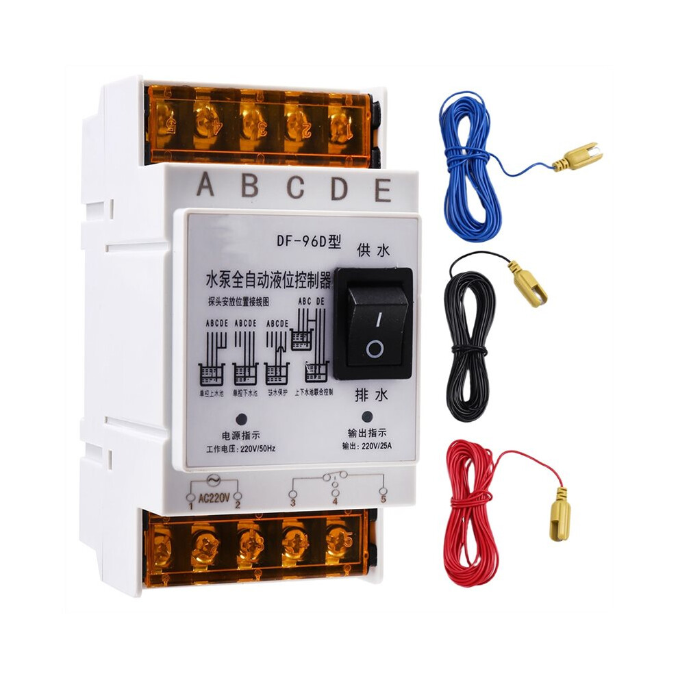 Automatic Water Level Controller 25A 220V - Advanced Liquid Level Detection For Water Tanks 6031543776170