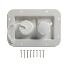 RV Water Fill Port Gravity Fill Hatch Combo Connection Port Water Fill Panel RV Accessories