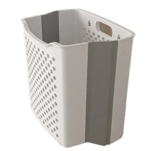 Large Capacity Wall-Mounted Laundry Basket with Portable Handle for Home Use Foldable Laundry Basket