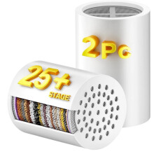 25+ Stage High Output Shower Filter Replacement Cartridges - Reduces Chlorine & Chemicals for SF100 & Jomst Shower
