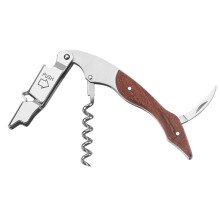 Waiter'S Corkscrew with Red Pear Wood Handle for Beer or Wine Bottle Easy to Carry for Picnic  Kitchen Accessories