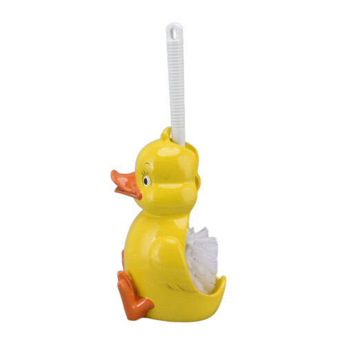 Yellow Duck Toilet Brush with Stand 2