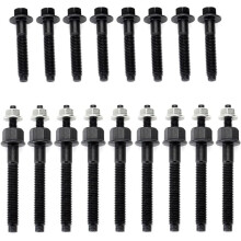 Exhaust Manifold Bolts & Studs Hardware Kit Set for 2003-2008 Ram 5.7L V8 Engines (Complete Set)
