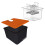 Sous Vide Container 12 Quart with Lid Insulation Sleeve Rack Collapsible Hinge for All Immersion Circulators Kitchen 1