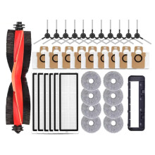 For Robot Vacuum X20 Max / D109GL Parts Accessories Main Side Brush Hepa Filter Mop Cloth Dust Bags Replacement
