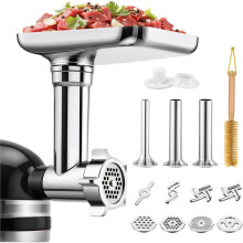 Metall Fleischwolf Aufsätze für Standmixer, Mixeraufsatz für , Fleischwolf, Wurstfüller