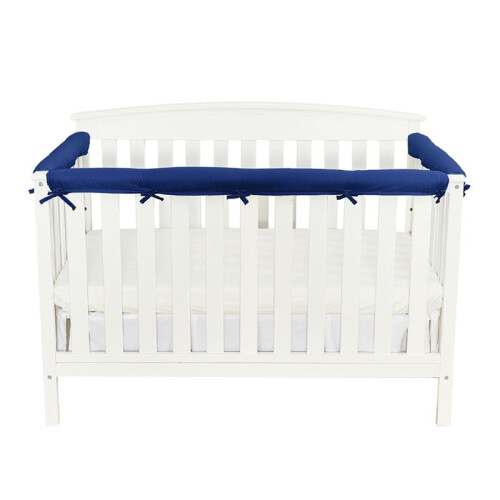 Crib Rail Covers for Teething,Soft Rail Protector,Mesh Teething  Corner Guard Coverage Straps for Full Size Crib