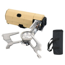 Camping Cassette Stove Outdoor Folding Gas Burner 2600w Fire Furnace Kitchen Cookware for Toursit Hiking Picnic