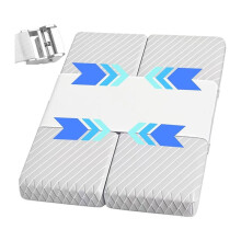 Bed Bridge Twin to King,Long Bed Converter with Metal Button and Fixing Straps.Split King Filler for Adjustable Bed