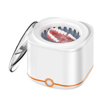 Ultrasonic Retainer Cleaner, 48kHz Retainer Cleaner Machine with 7.8OZ Dental Cleaning US Plug