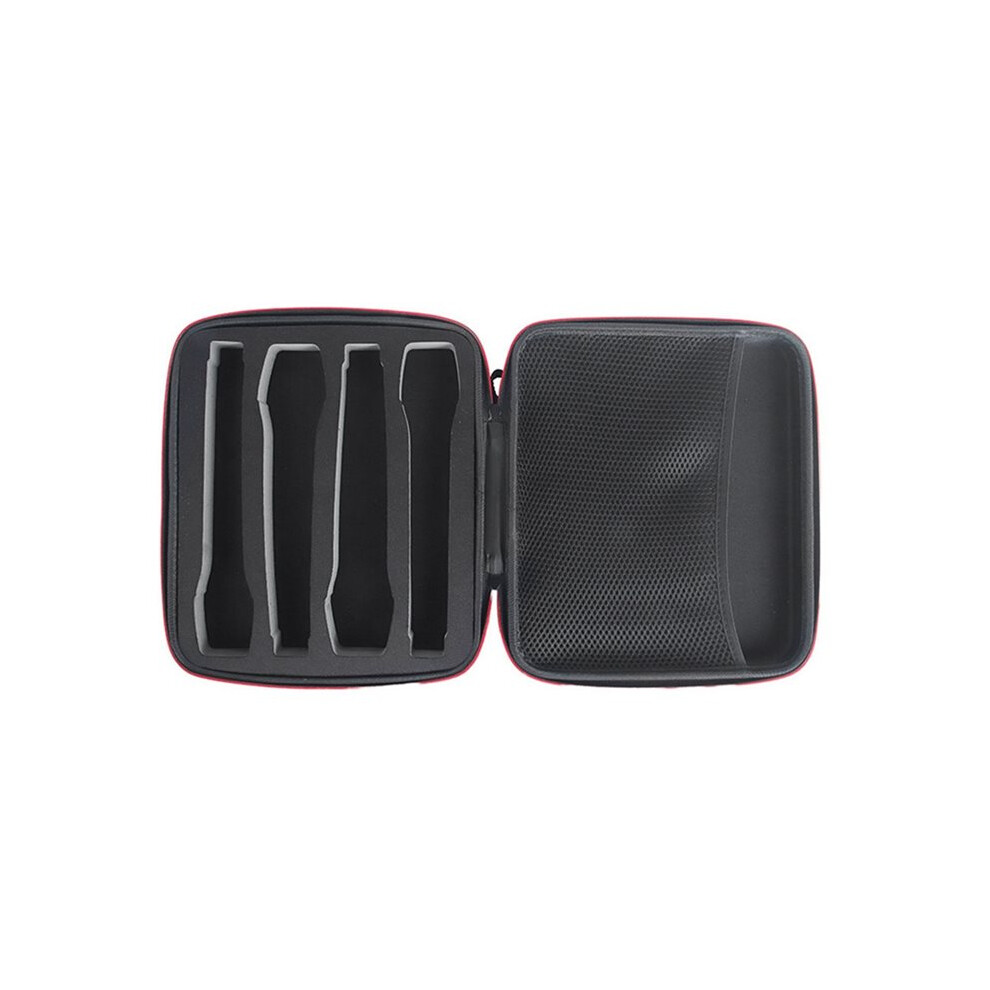 Exogio Portable Four Wireless Microphones Storage Box Microphoned Carry Case Bag With Zipper Shock-Proof Waterproof