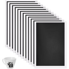 12 Pcs Black Marking Paper, 1.54x1inch LaserEngraving Marking Paper for Engrave Metal Ceramics Glass