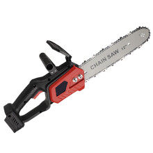 Cordless Electric Chain Saw for Home & Outdoor High Power Lithium Battery Tree Cutting Wood Logging Tool (No Battery) A