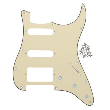 11-Hole HSS Guitar Pickguard 3Ply PVC +Screws for American SSH Electric Guitar Parts Scratch Plate Replacement Parts C