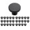 30 Pack Black Cabinet Knobs, Matte Black Kitchen Cabinet Knobs, 1-1/5 Inch Round Drawer Pulls 1