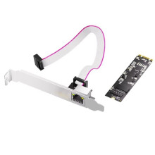 Industrial Grade M.2 B+M KEY to RTL8126 Wired Network Card, 5G Industrial Computer Server, E-Sports Game Network Card