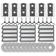 For Cecotec Conga X50 / X50 X-Treme Vacuum Parts Side Brush HEPA Filter Mop Cloth Dust Bag Accessories