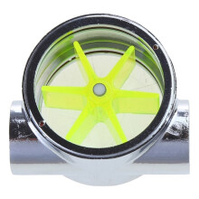 Flow Meter for Plumbing - 1/4" G1/4 Thread, 12.9mm Outer Diameter, Metal Flow Meter