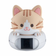 Rabot Compagnon Conversationnel Xiaozhi en Silicone avec Veilleuse, Chatbot IA et Protection des Yeux, Cadeau Idéal pour les Enfants