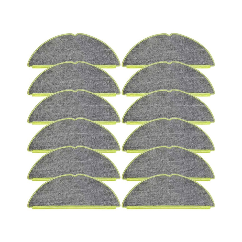 12Pcs Washable Mop Pad For 205 Combo / 205 Vac Robot Vacuum Cleaner Replacement Parts Mop Cloth 6033687911080
