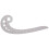 11.8 "Long Comma forma di plastica trasparente francese Curvo righello scanalata 1