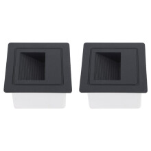 IP65 Waterproofing 3W LED Step Light Warm White 3000K -Recessed Indoor Outdoor Stair Light with 260LM Free Lighting
