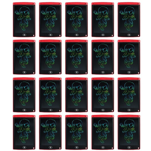 LCD Writing Tablet, 8.5-Inch Color Reusable Screen Pad, Drawing, Writing, Learning, and Drawing Board.