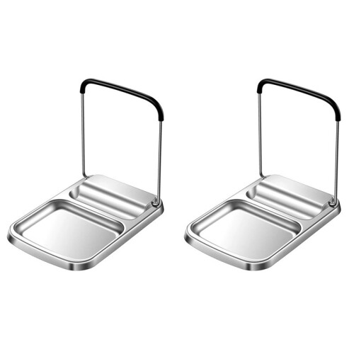 Kitchen Storage Rack Pot Rack 304 Stainless Steel Countertop Rack Kitchen Utensils Storage Rack Home