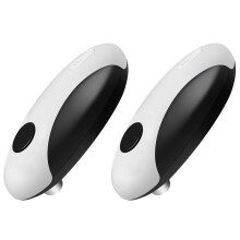 Rechargeable Electric Can Opener, One Touch Safety Automatic Can Opener - Easy Smooth Hands Free Ideal 2pc