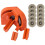 Electric Drill Bit Sharpener Kit with 3 Angle Guide Blocks 10PC Discs Workshop & Construction Essential Tool 1