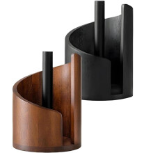 Portasciugamani In Legno di Montagna Aggiornato, Portasciugamani In Legno per Piano di Lavoro Della Cucina, Base e Supporti In Ferro A