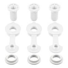 3Pack Replacement Drain Plug for Coolers, 1.5 Inch Shaft Length, Includes Gasket and Drain Cap