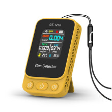 5-in-1 Portable Air Quality Monitor Handheld Formaldehyde & Carbon Dioxide Detector with Indoor Temperature & Humidity