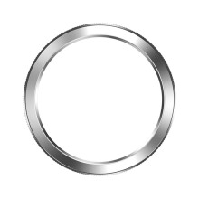 Hard PC Bezel Ring for Watch S3/S4 Plastic Ring Case Decoration Cover for Watch S3 Watch Case Ring Silver