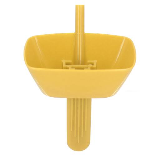 ABS Ice Pop Holder for Kids, Drip Proof, Yellow, with Straw 1