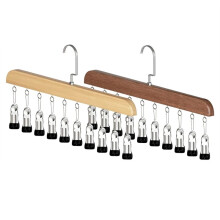 Closet Organizer with 10 Clips - Space Saving Hanging Closet Organizer, for Leggings, Pants & Scarves