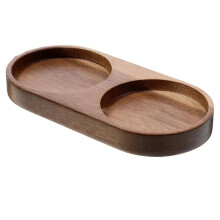 Salz- und Pfeffermühle Aus Holz mit Ablagefach, Elegantes Küchenaccessoire für Gewürze und Würzmittel