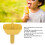 ABS Ice Pop Holder for Kids, Drip Proof, Yellow, with Straw 3