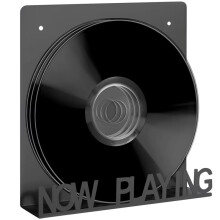 Record Holder Wall Heavy-Duty Space-Saving Stand Record Storage Wall-Mounted Holder for Album Book DVD Collection