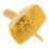ABS Ice Pop Holder for Kids, Drip Proof, Yellow, with Straw 12