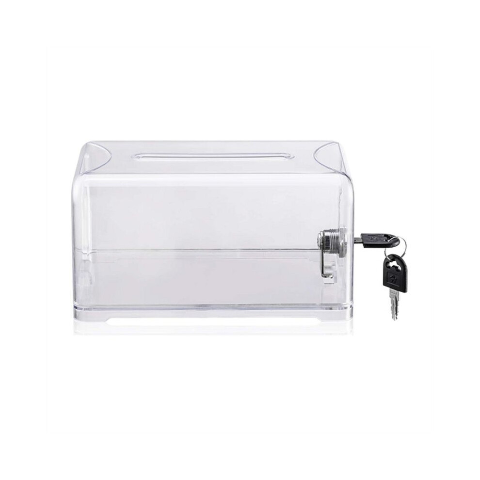Donation Suggestion Box With Lock, Ballot Box,Suggestion Box For Fundraising, Donation, Tip Jars, Raffle Box 6031666953755