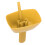 ABS Ice Pop Holder for Kids, Drip Proof, Yellow, with Straw 15
