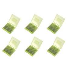 60 Pcs Two Flutes Straight End Mills Straight Slot Bit Wood Cutter Two Double Flute Bits 3.175X2X17Mm for CNC Router