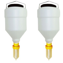 2X 5.5L Sauce Bottle Sauce Squeeze Bottle Hanging Sauce Dispenser Squeeze Bottle Hanging Sauce Dispenser Large Diameter